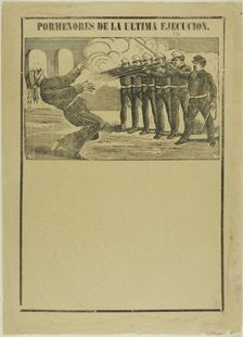 Details of the Latest Execution, n.d. Creator: José Guadalupe Posada