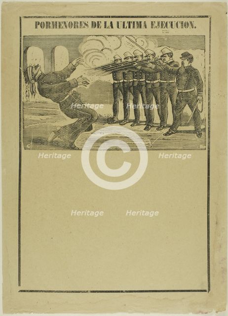 Details of the Latest Execution, n.d. Creator: José Guadalupe Posada.