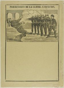 Details of the Latest Execution, n.d. Creator: José Guadalupe Posada