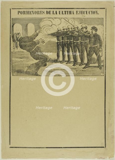 Details of the Latest Execution, n.d. Creator: José Guadalupe Posada.