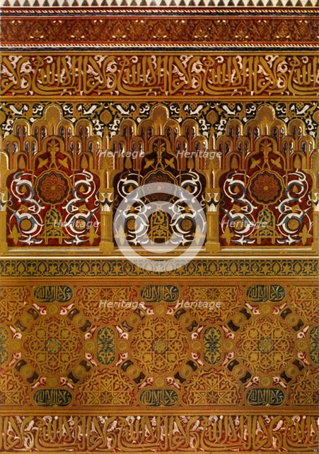 'Details of the upper part of "Lindaraja's" Balcony', 1907. Creator: Unknown.