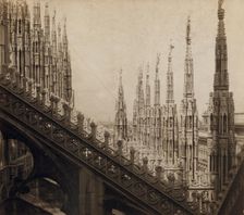 Details of Milan Cathedral, between 1905 and 1915. Creator: Sergey Mikhaylovich Prokudin-Gorsky