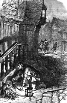 Detection of an incendiary, American Revolutionary War, c1776 (c1880)