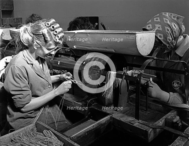 Detonator production, ICI plant, Denaby Main, South Yorkshire, 1962. Creator: Michael Walters.