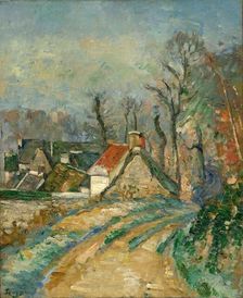 Détour à Auvers, c1873. Creator: Cézanne, Paul (1839-1906)