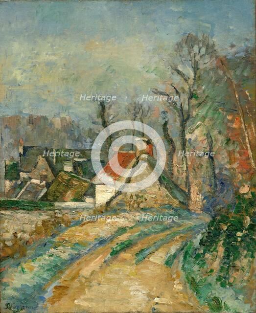 Détour à Auvers, c1873. Creator: Cézanne, Paul (1839-1906).