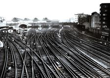 Detour and railway junction in London's Victoria Station, 1962