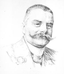 Detlev von Liliencron, c1898. Creator: Hans Olde