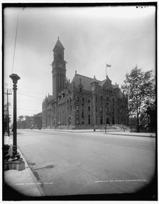 Detroit post office, c1900. Creator: Unknown