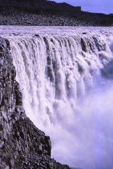 Dettifoss, North Iceland, 20th century. Artist: CM Dixon