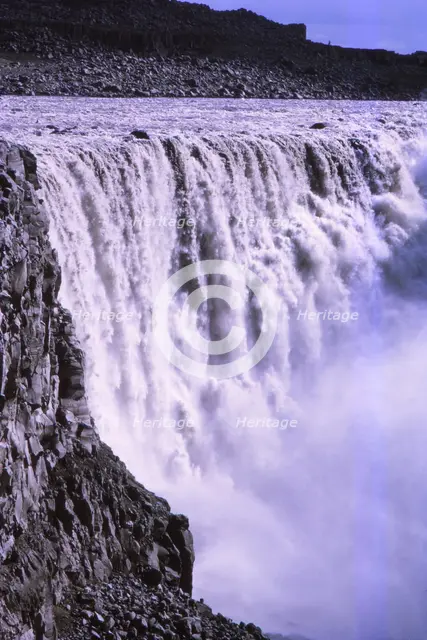 Dettifoss, North Iceland, 20th century.  Artist: CM Dixon.