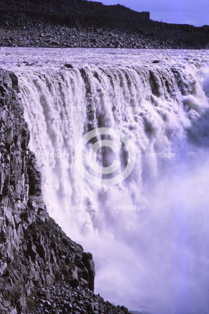 Dettifoss, North Iceland, 20th century.  Artist: CM Dixon.