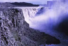 Dettifoss from NE, Iceland, 20th century. Artist: CM Dixon