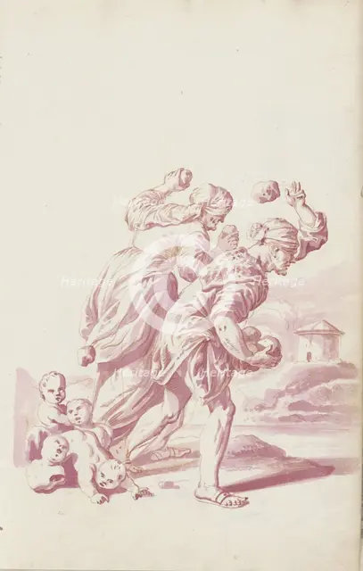 Deucalion and Pyrrha, c.1701. Creator: Jacob Toorenvliet.