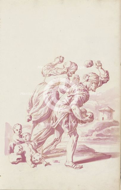 Deucalion and Pyrrha, c.1701. Creator: Jacob Toorenvliet.
