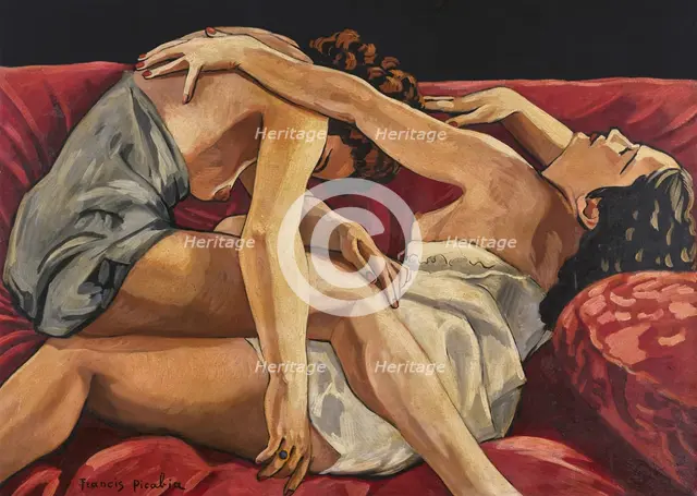 Deux amies (Two friends), c1940-1941. Creator: Francis Picabia.