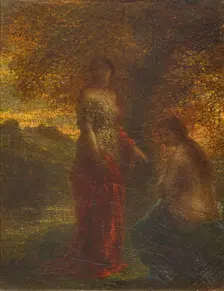 Deux baigneuses (Two bathers), c1891. Creator: Henri Fantin-Latour