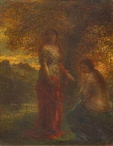 Deux baigneuses (Two bathers), c1891. Creator: Henri Fantin-Latour