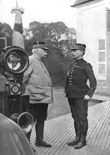 'Deux Chefs; Joffre et Foch 1914. Creator: Unknown