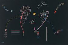 Deux Côtes, 1938. Creator: Kandinsky, Wassily Vasilyevich (1866-1944)