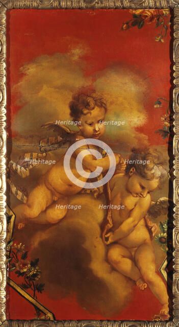 Deux génies, between 1740 and 1750. Creator: Unknown.