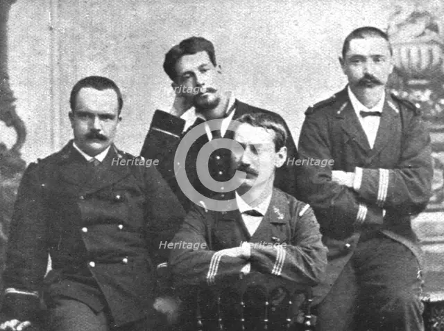 ''Deux grands morts; Gallieni, capitaine en 1881, au retour de sa mission dans la vallee du Niger', Creator: Sereni.