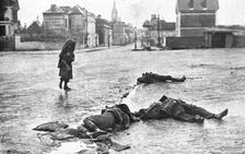 Devant les Falaises de L'Aisne; Le 20 septembre 1914. Creator: Unknown