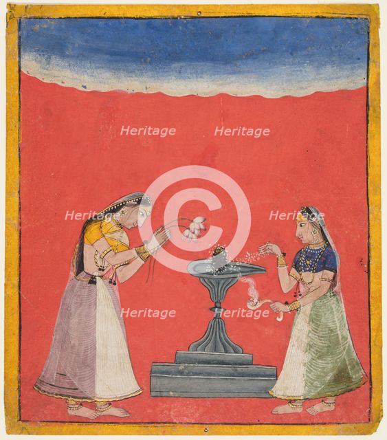 Devangandhari Ragini of Hindola, c. 1700. Creator: Unknown.