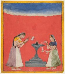 Devangandhari Ragini of Hindola, c. 1700. Creator: Unknown