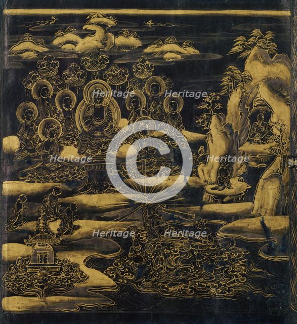 "Devadatta," Chapter 12 of the Lotus Sutra (Hoke-kyo, Daibadatta-bon) , 12th century. Creator: Unknown.