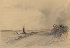 Devastated Land (recto), c. 1919. Creator: Jean Louis Forain (French, 1852-1931)