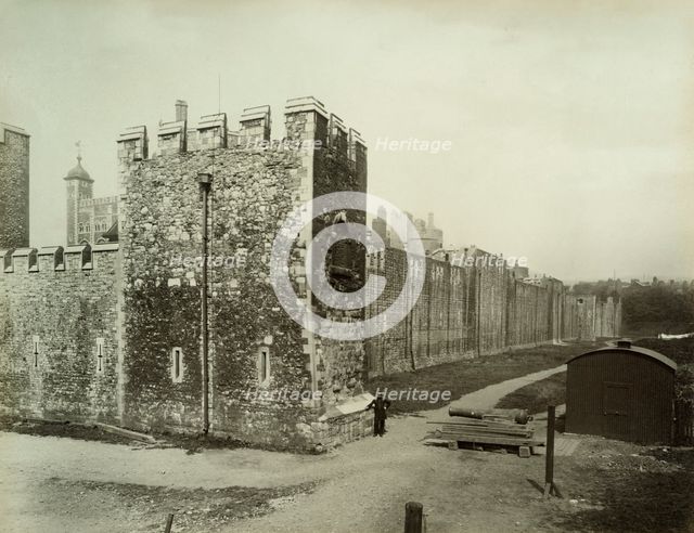 Develin Tower, Tower of London, 1883. Artist: Henry Bedford Lemere.