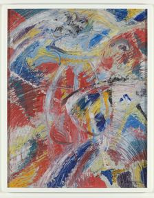 Development of a Theme in Red: Carnival, 1914. Creator: Jules Schmalzigaug