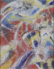 Development of a Theme in Red: Carnival, 1914. Creator: Schmalzigaug, Jules (1882-1917)