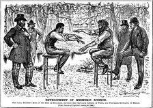 Development of Mesmeric Science 1883. Artist: George du Maurier