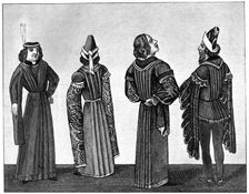 Development of the sleeve, 15th century, (1910)