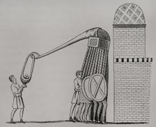 Device for throwing stones, Middle Ages, 13th century, (1877). Creator: Unknown