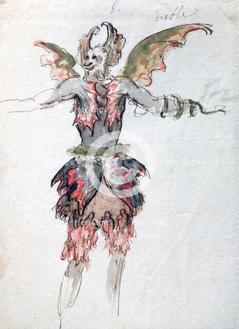 'Devil', c1680. Artist: Jean Berain