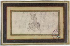 Devil on a monkey's back, c18th century. Creator: Unknown