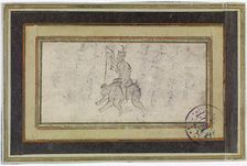 Devil on a monkey's back, c18th century. Creator: Unknown