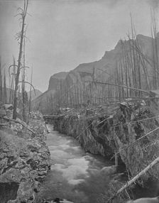 Devil's Canyon, Banff, N. W. T., Canada c1897. Creator: Unknown