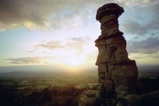 Devil's Chimney, Leckhampton Hill, Gloucestershire. Creator: Tony Evans