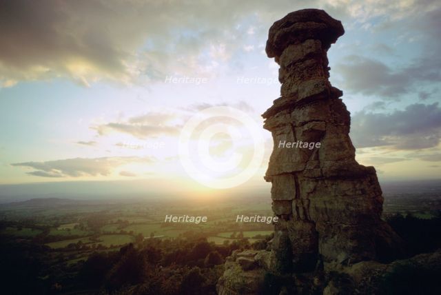 Devil's Chimney, Leckhampton Hill, Gloucestershire. Creator: Tony Evans.