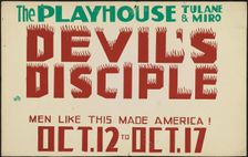 Devil's Disciple, New Orleans, 1937. Creator: Unknown