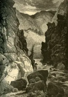 Devil's Gate, Weber Cañon 1874. Creator: John Filmer