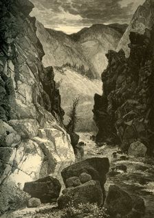 Devil's Gate, Weber Cañon 1874. Creator: John Filmer