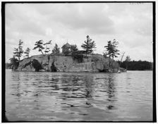 Devil's Oven, Thousand Islands, (1902?). Creator: William H. Jackson