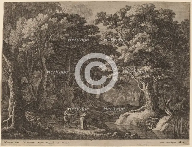 Devil Tempting St. Anthony. Creator: Herman van Swanevelt.
