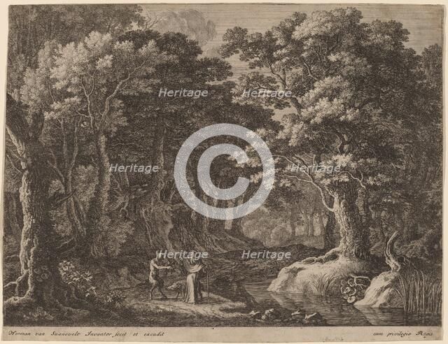 Devil Tempting St. Anthony. Creator: Herman van Swanevelt.