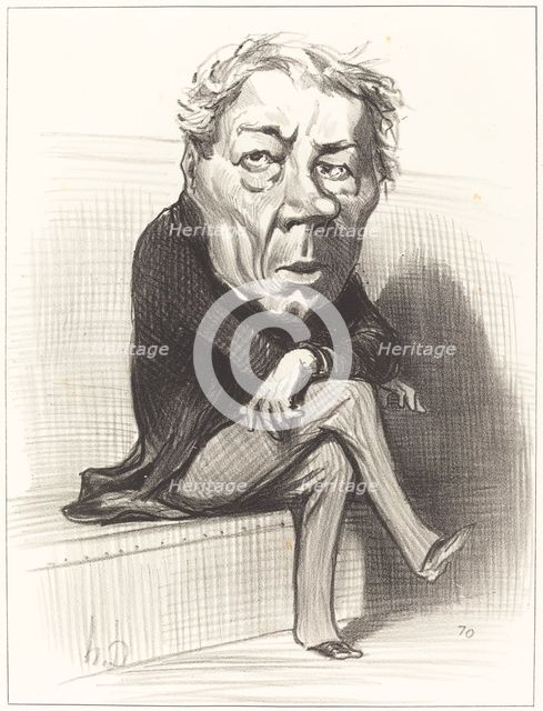 Deville, 1849. Creator: Honore Daumier.